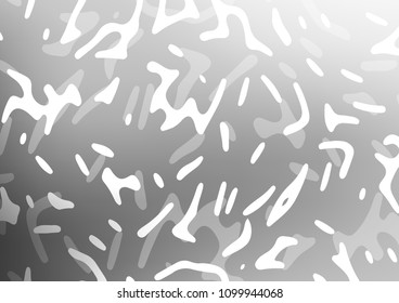 Light Silver, Gray vector template with bent ribbons. Colorful abstract illustration with gradient lines. Marble design for your web site.