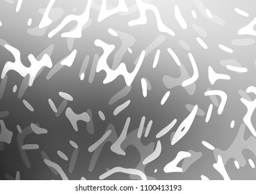 Light Silver, Gray vector template with bubble shapes. Brand new colored illustration in marble style with gradient. Marble style for your business design.