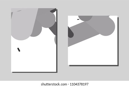 Light Silver, Gray vector template for landing pages. Web interface on abstract background with colorful gradient. Pattern can be used as a template for calendars.