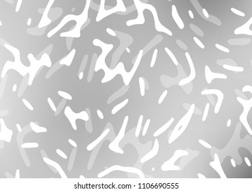 Light Silver, Gray vector template with abstract lines. Geometric illustration in marble style with gradient.  A completely new marble design for your business.