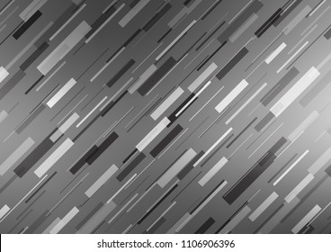 Light Silver, Gray vector template with repeated sticks. Blurred decorative design in simple style with lines. Best design for your ad, poster, banner.