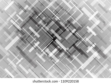 Light Silver, Gray vector template with repeated sticks. Modern geometrical abstract illustration with staves. The pattern can be used for websites.