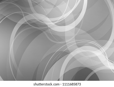Light Silver, Gray vector template with abstract lines. Creative geometric illustration in marble style with gradient. The template for cell phone backgrounds.