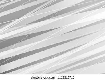 Light Silver, Gray vector template with repeated sticks. Lines on blurred abstract background with gradient. The pattern can be used for busines ad, booklets, leaflets