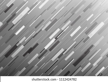 Light Silver, Gray vector template with repeated sticks. Glitter abstract illustration with colored sticks. The pattern can be used for busines ad, booklets, leaflets