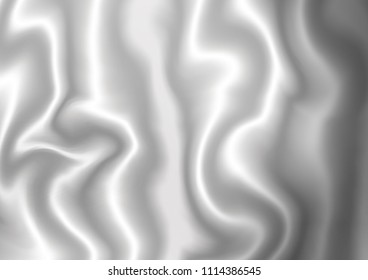 Light Silver, Gray vector template with bubble shapes. Creative illustration in halftone marble style with gradient. Marble design for your web site.