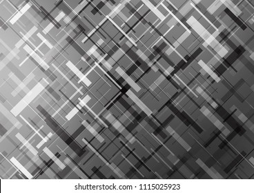 Light Silver, Gray vector template with repeated sticks. Blurred decorative design in simple style with lines. The pattern can be used for busines ad, booklets, leaflets