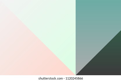 Light Silver, Gray vector template with rainbow of colours. Illustration with set of spectral palette. Set of colors for clever designers.