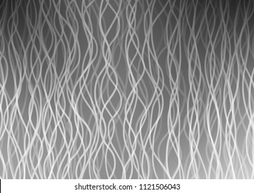 Light Silver, Gray vector template with bubble shapes. Colorful abstract illustration with gradient lines. Pattern for your business design.