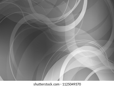 Light Silver, Gray vector template with abstract lines. Colorful illustration in abstract marble style with gradient. New composition for your brand book.