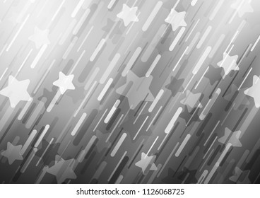 Light Silver, Gray vector template with repeated sticks. Blurred decorative design in simple style with lines. The pattern can be used for busines ad, booklets, leaflets