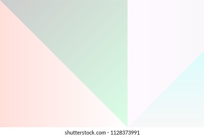 Light Silver, Gray vector template with rainbow of colours. Illustration with set of spectral palette. Pattern of colors for designers of booklets, leaflets.
