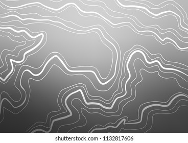 Light Silver, Gray vector template with repeated sticks. Lines on blurred abstract background with gradient. Best design for your ad, poster, banner.