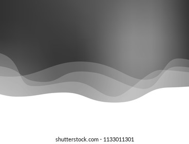 Light Silver, Gray vector template with lines, ovals. A completely new color illustration in marble style. The template for cell phone backgrounds.