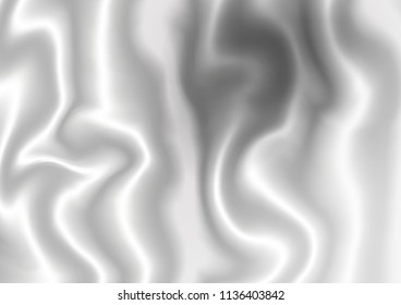 Light Silver, Gray vector template with abstract lines. Geometric illustration in marble style with gradient.  Brand new design for your ads, poster, banner.