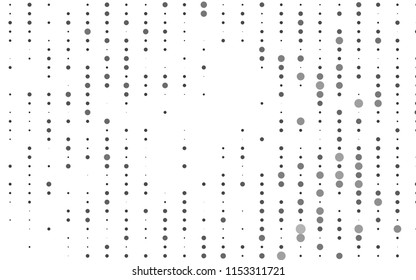 Light Silver, Gray vector  template with circles. Glitter abstract illustration with blurred drops of rain. The pattern can be used for beautiful websites.