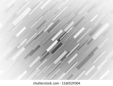 Light Silver, Gray vector template with repeated sticks. Decorative shining illustration with lines on abstract template. The pattern can be used as ads, poster, banner for commercial.