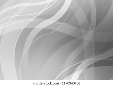 Light Silver, Gray vector template with abstract lines. An elegant bright illustration with gradient. Marble style for your business design.