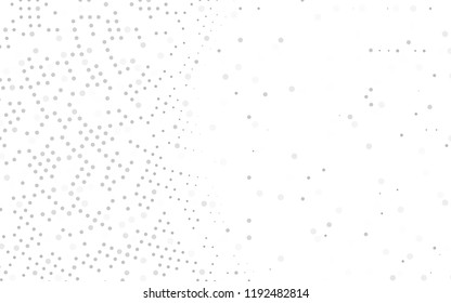 Light Silver, Gray vector  template with circles. Modern abstract illustration with colorful water drops. Beautiful design for your business natural advert.