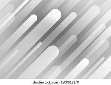 Light Silver, Gray vector template with repeated sticks. Lines on blurred abstract background with gradient. The template can be used as a background.