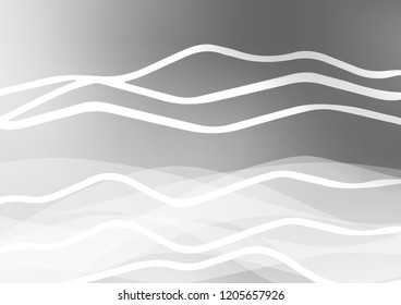 Light Silver, Gray vector template with repeated sticks. Modern geometrical abstract illustration with staves. The pattern can be used for websites.