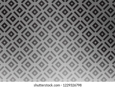 Light Silver, Gray vector template with sticks, squares. Glitter abstract illustration with colorful lines, rhombuses. Pattern for business booklets, leaflets.