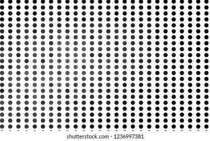 Light Silver, Gray vector template with circles. Blurred decorative design in abstract style with bubbles. Pattern for ads, booklets.