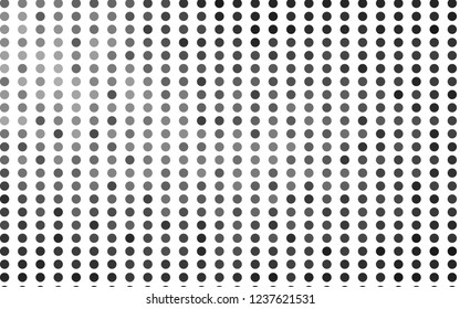 Light Silver, Gray vector template with circles. Glitter abstract illustration with blurred drops of rain. Design for business adverts.