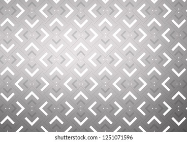 Light Silver, Gray vector template with repeated sticks. Blurred decorative design in simple style with lines. The pattern can be used as ads, poster, banner for commercial.