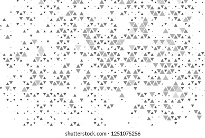 Light Silver, Gray vector template with crystals, triangles. Decorative design in abstract style with triangles. Pattern can be used for websites. Light Silver, Gray vector template with crystals, triangles. Decorative design in abstract style with triangles. Pattern can be used for websites.
