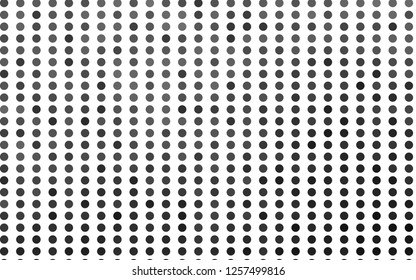 Light Silver, Gray vector template with circles. Modern abstract illustration with colorful water drops. Pattern for ads, booklets.