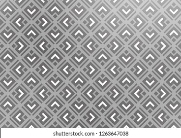 Light Silver, Gray vector template with sticks, squares. Glitter abstract illustration with colorful lines, rhombuses. Pattern for business booklets, leaflets.