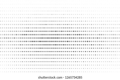 Light Silver, Gray vector template with circles. Abstract illustration with colored bubbles in nature style. Design for business adverts.