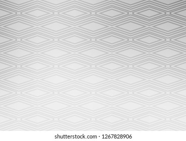 Light Silver, Gray vector template with sticks, squares. Colorful lines, squares on abstract background with gradient. Pattern for business booklets, leaflets.