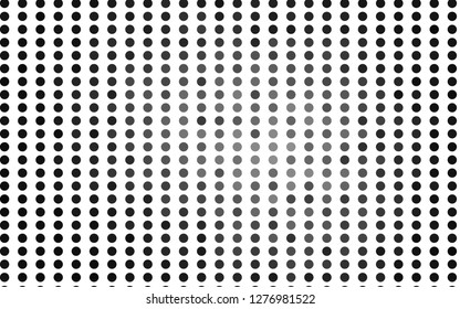 Light Silver, Gray vector template with circles. Abstract illustration with colored bubbles in nature style. Pattern of water, rain drops.