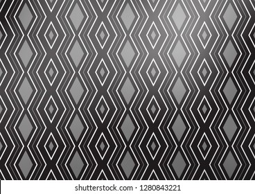 Light Silver, Gray vector template with sticks, squares. Colorful decorative design in simple style with lines, rhombuses. Pattern for websites, landing pages.