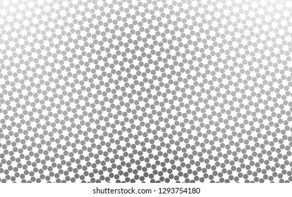 Light Silver, Gray vector template with circles. Blurred bubbles on abstract background with colorful gradient. Design for business adverts.