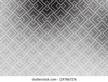 Light Silver, Gray vector template with repeated sticks. Blurred decorative design in simple style with lines. Pattern for websites, landing pages.