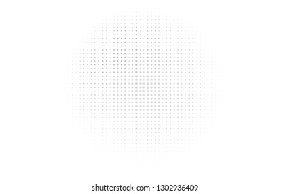 Light Silver, Gray vector template with circles. Blurred bubbles on abstract background with colorful gradient. Template for your brand book.