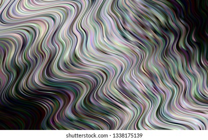 Light Silver, Gray vector template with abstract lines. Geometric illustration in marble style with gradient.  The template for cell phone backgrounds.