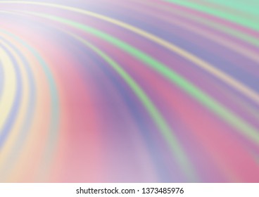 Light Silver, Gray vector template with lava shapes. Blurred geometric sample with gradient bubbles.  New composition for your brand book.