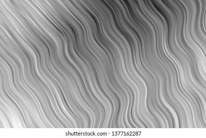 Light Silver, Gray vector template with lines, ovals. A sample with blurred bubble shapes. The template for cell phone backgrounds.
