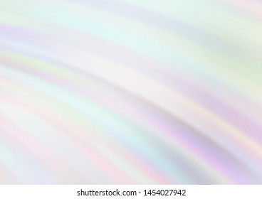 Light Silver, Gray vector template with lava shapes. An elegant bright illustration with gradient. Pattern for your business design.