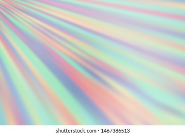 Light Silver, Gray vector template with repeated sticks. Lines on blurred abstract background with gradient. Backdrop for TV commercials.