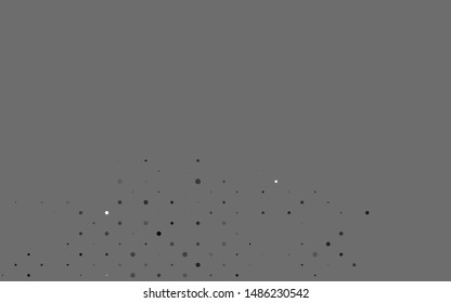 Light Silver, Gray vector template with circles. Illustration with set of shining colorful abstract circles. Template for your brand book.