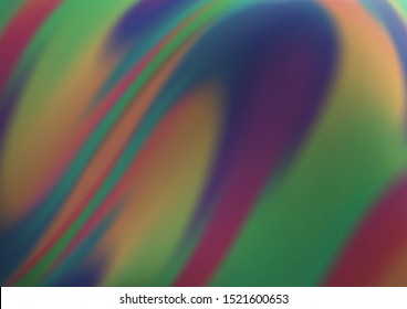 Light Silver, Gray vector template with lines, ovals. A completely new color illustration in marble style. New composition for your brand book.