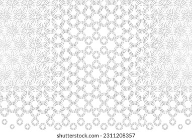 Light silver, gray vector template with circles. Abstract illustration with colored bubbles in nature style. Completely new template for your brand book.