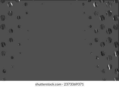 Light silver, gray vector template with circles. Modern abstract illustration with colorful water drops. Pattern for ads, leaflets.
