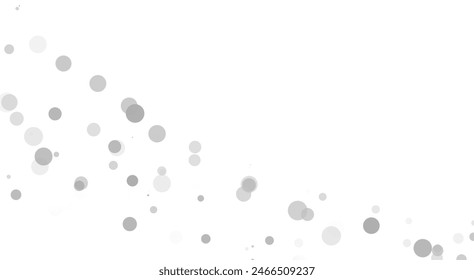 Light Silver, Gray vector template with circles. Modern abstract illustration with colorful water drops. Design for posters, banners.