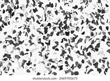 Light silver, gray vector template with memphis shapes. Decorative design in abstract style with random forms. Elegant design for wallpapers.